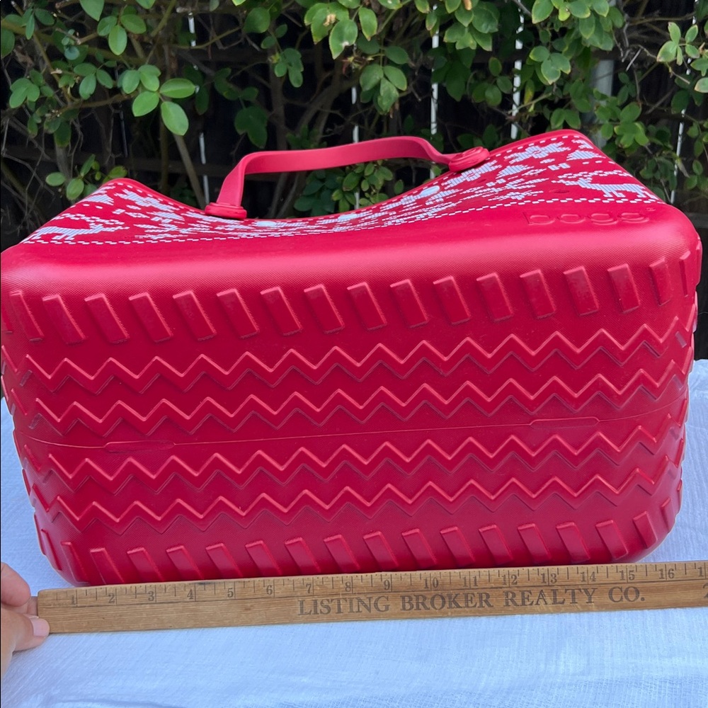 BOGG BAG Red Tote with White Pattern - Picture 14 of 16
